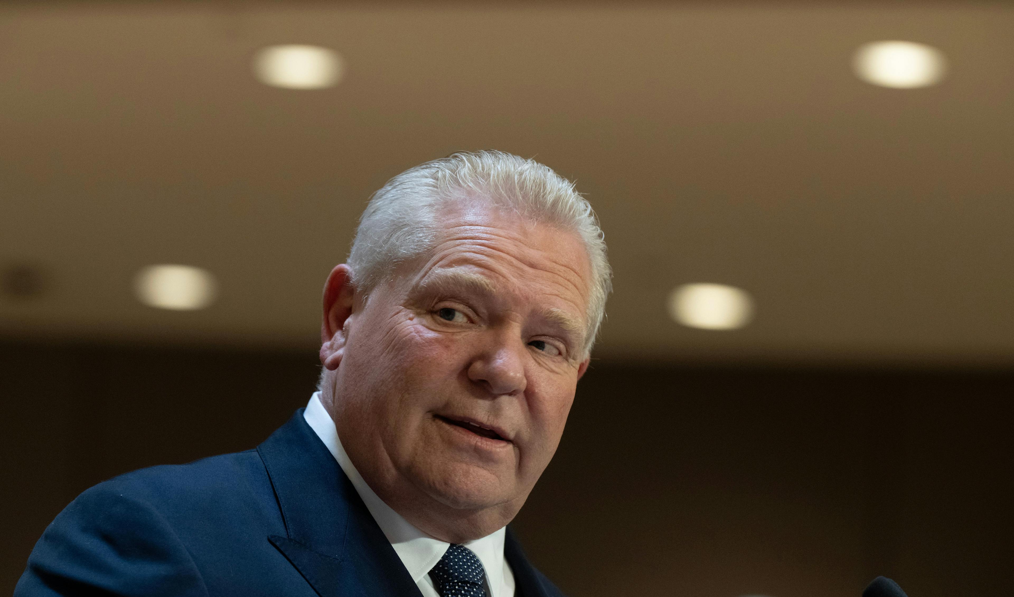 Premier Ford unveils GO service expansion in Milton ahead of byelection