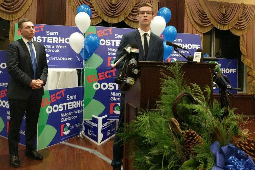 No ‘party buses’ but a ‘celebration’: Brown explains delay in MPP-elect Sam Oosterhoff’s swearing-in