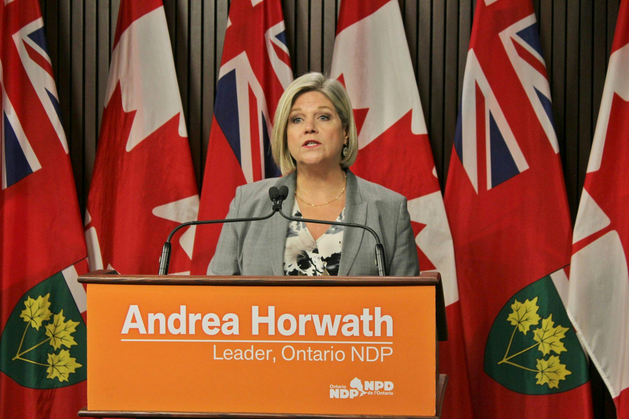 Horwath rolls out transit plan as she slams the Conservatives