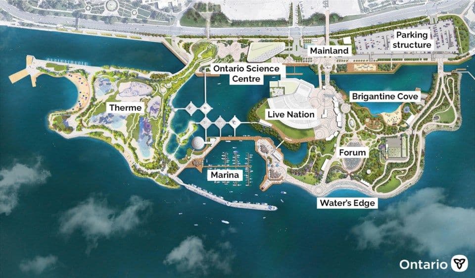 Ford reveals new Ontario Place plan with no firm opening date