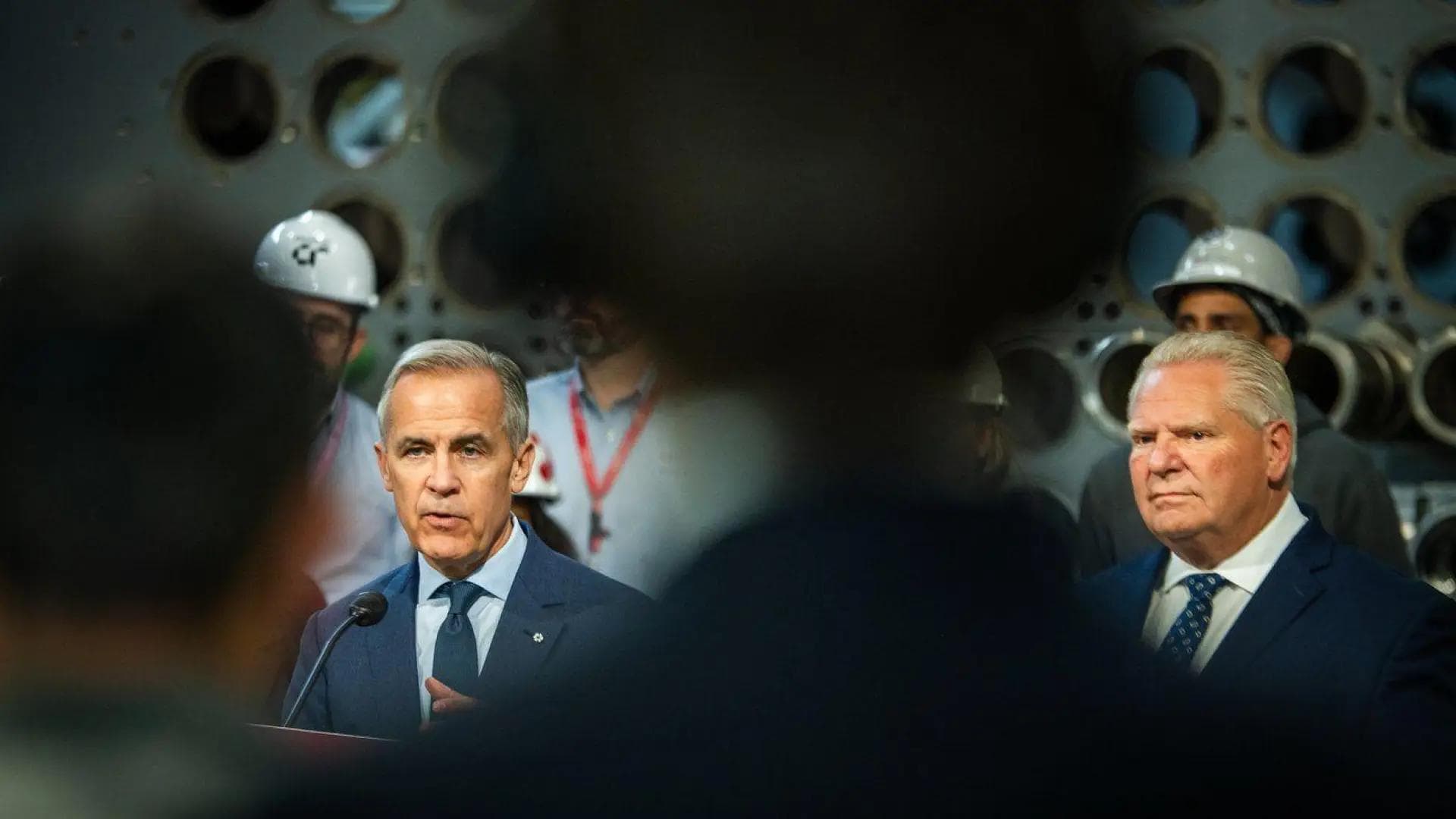 Carney asked Ford 'a couple of times' to pull anti-tariff ad, premier says