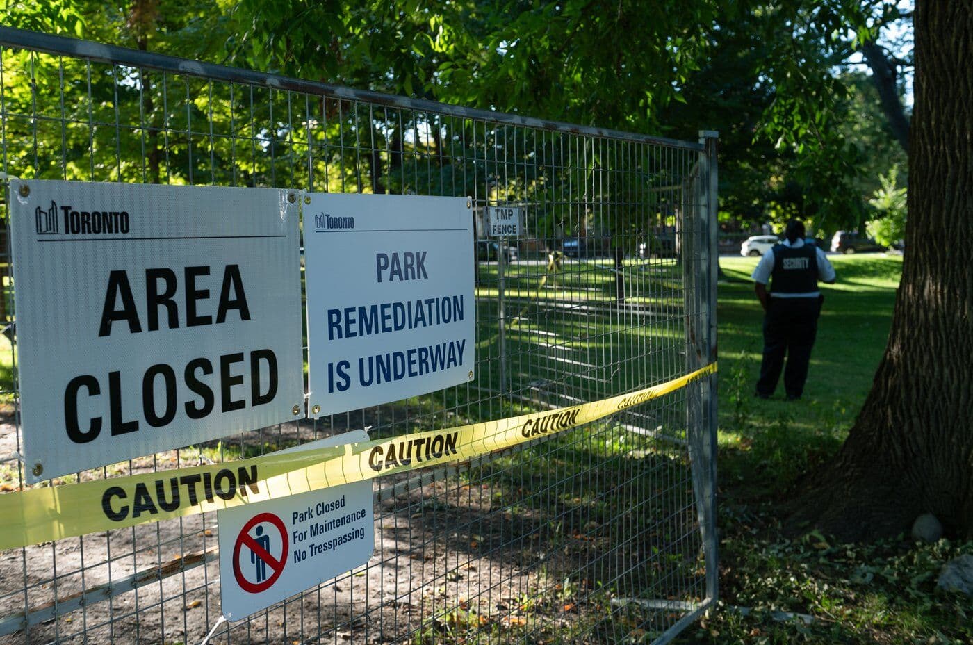 City clears encampment from Toronto park for second time in a few days