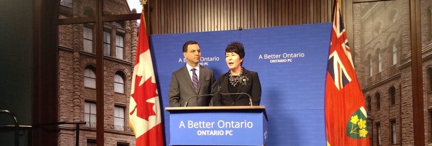 Wynne blasts Hudak for ‘ransom’ language; PC leader says no to corporate handouts