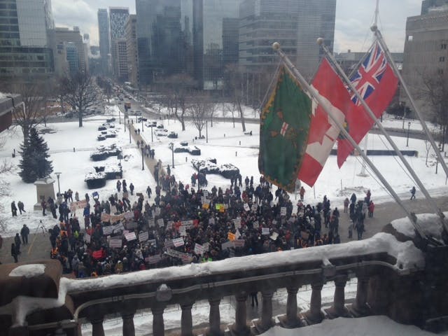 As protesters rally, debate over sex-ed curriculum flares up in question period