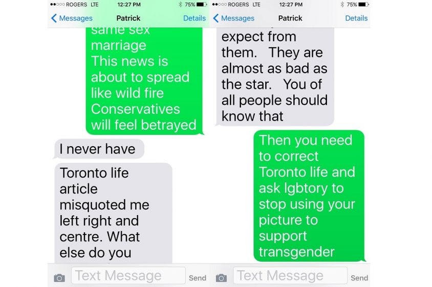 Patrick Brown allegedly told social conservative one thing on sex-ed, the media another, text messages show