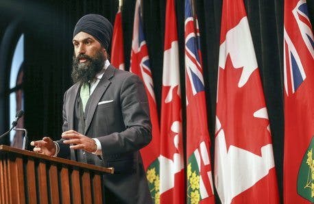 Nearly half of Ontario NDP caucus back Jagmeet Singh for federal leader