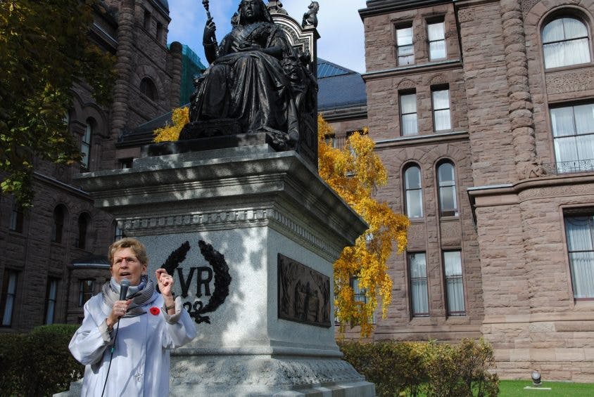 Seen: Premier Wynne on a historic walk of Queen’s Park’s political royalty