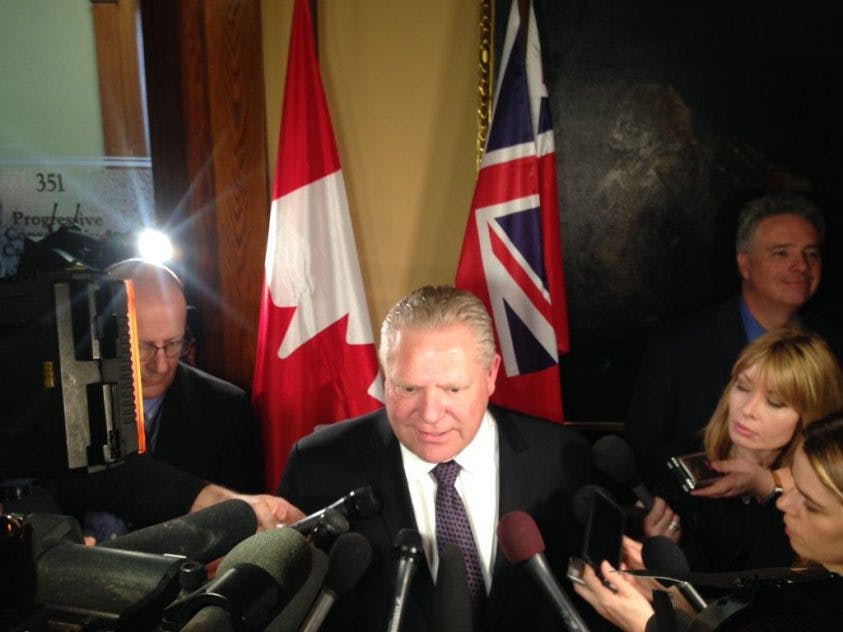 Doug Ford unveils hydro plan adopted from Patrick Brown’s People’s Guarantee