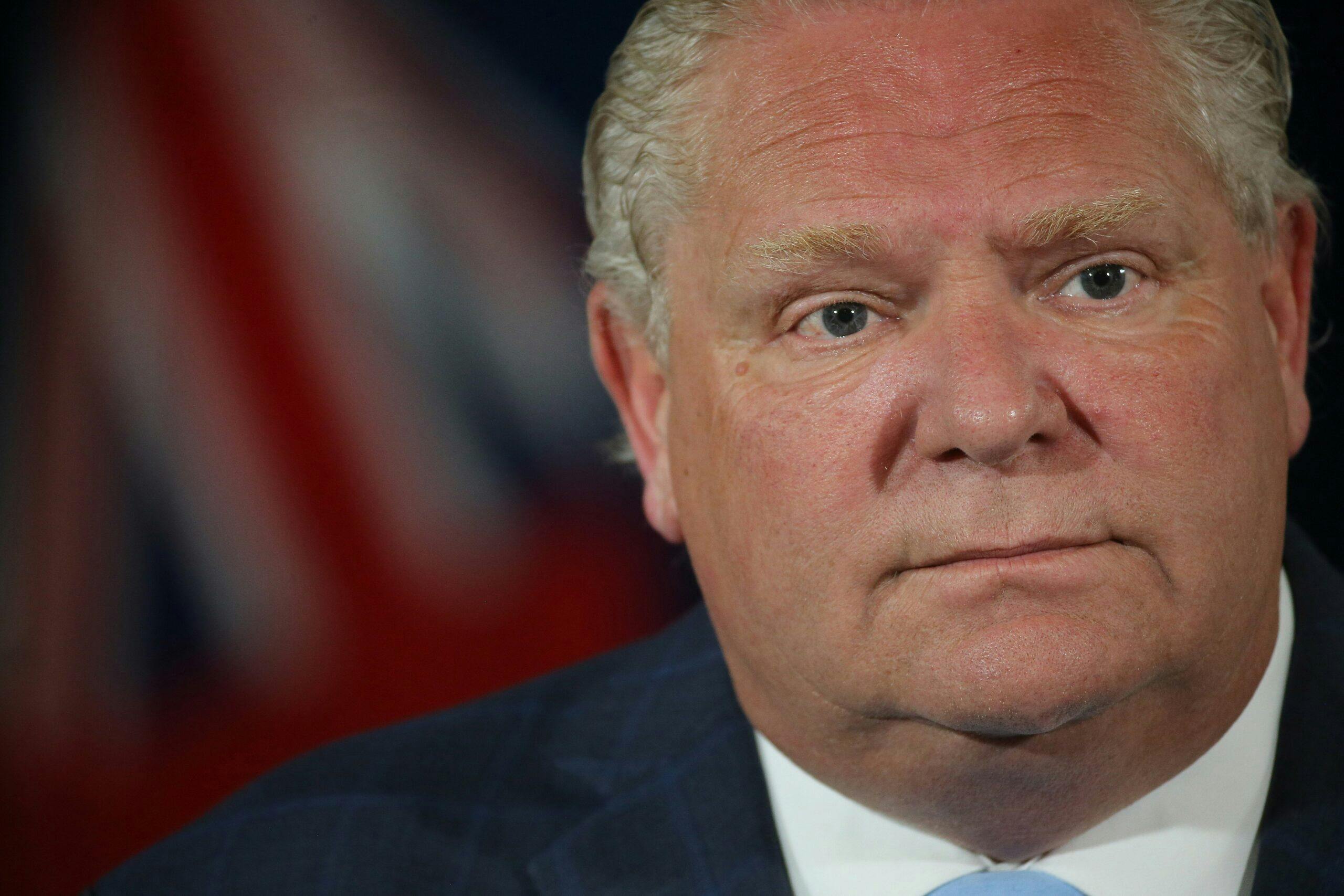 Man with ‘butcher’s knife’ arrested outside Premier Ford’s residence