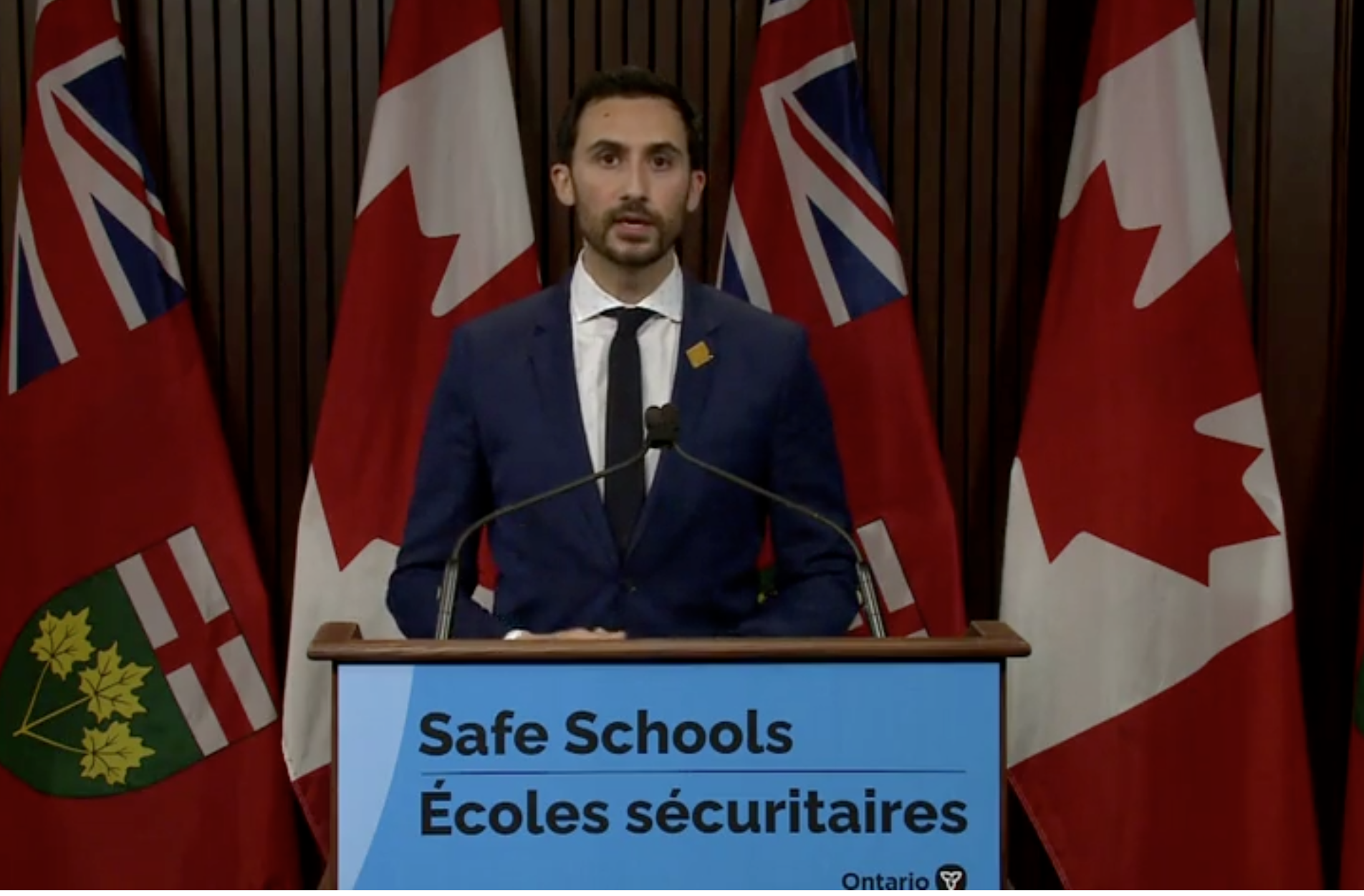 Education minister says asymptomatic testing target will improve safety in schools, but opposition says it’s ‘not adequate’