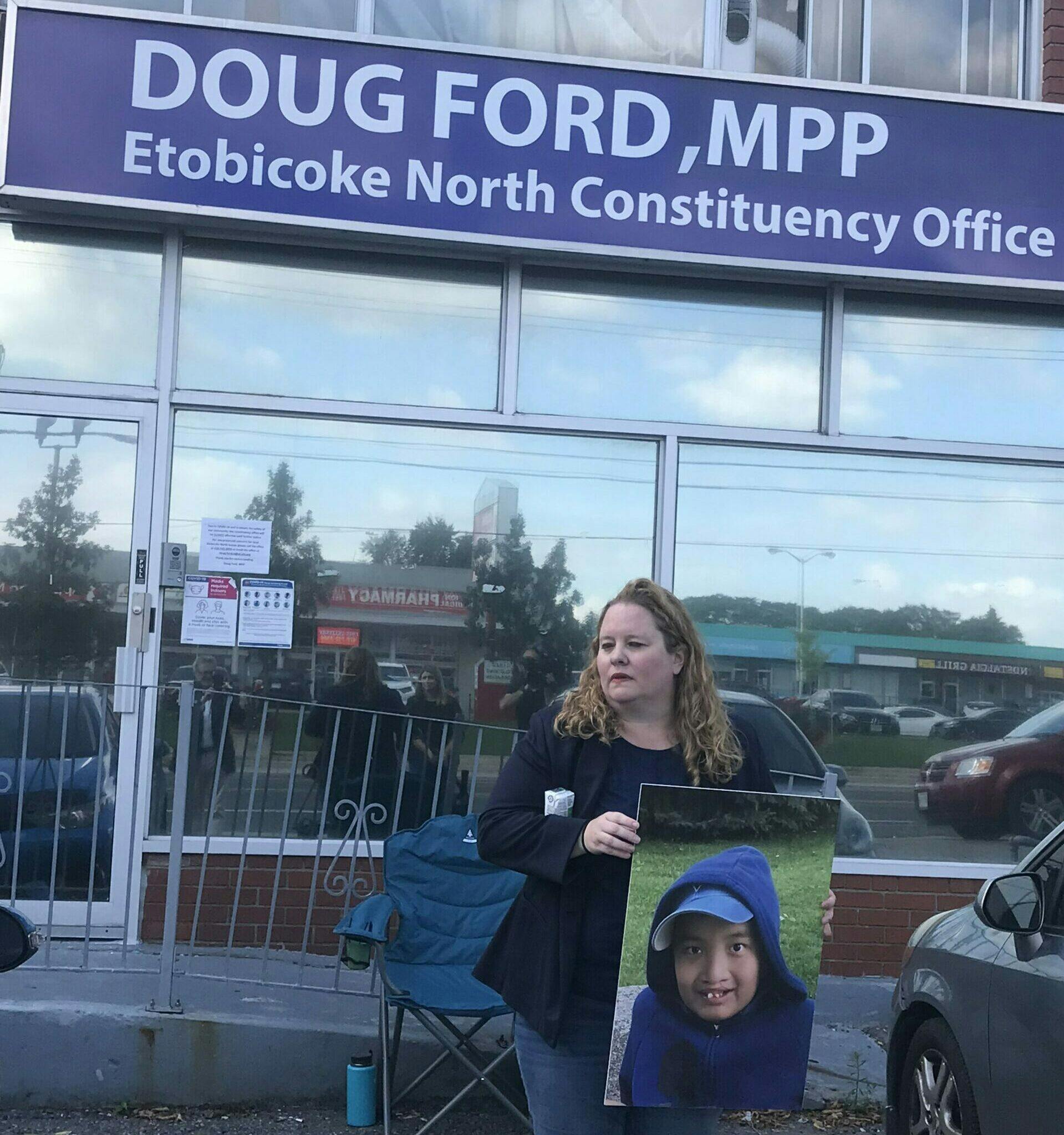 ‘This has been the most dehumanizing experience’: Mother seeks more supports for autistic boy, sleeps outside premier’s office
