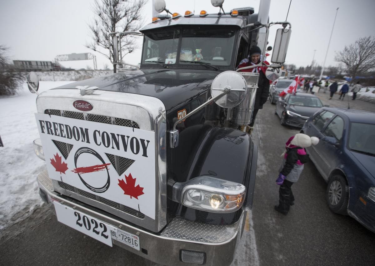 Dump truckers cry foul over Ford government’s convoy ‘double standard’