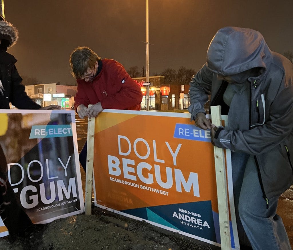 Riding poll: NDP’s Doly Begum has one-point lead in Scarborough Southwest