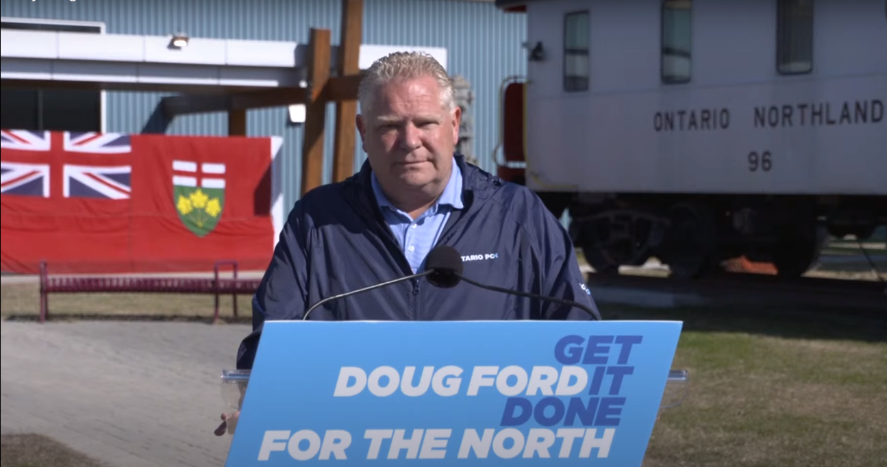Tories’ top boss touts transportation in Timmins
