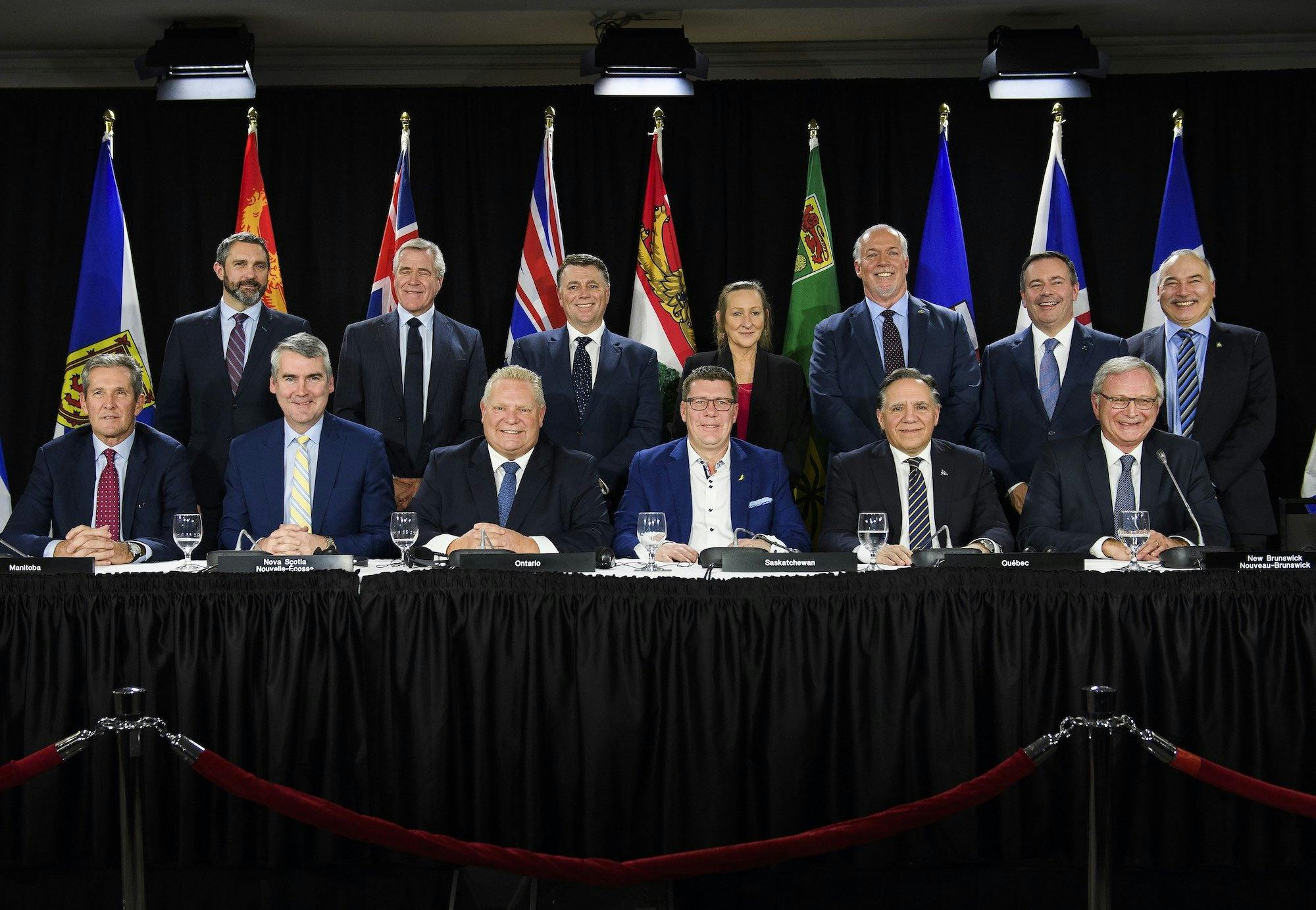 Premiers chat before Council of the Federation meeting next month