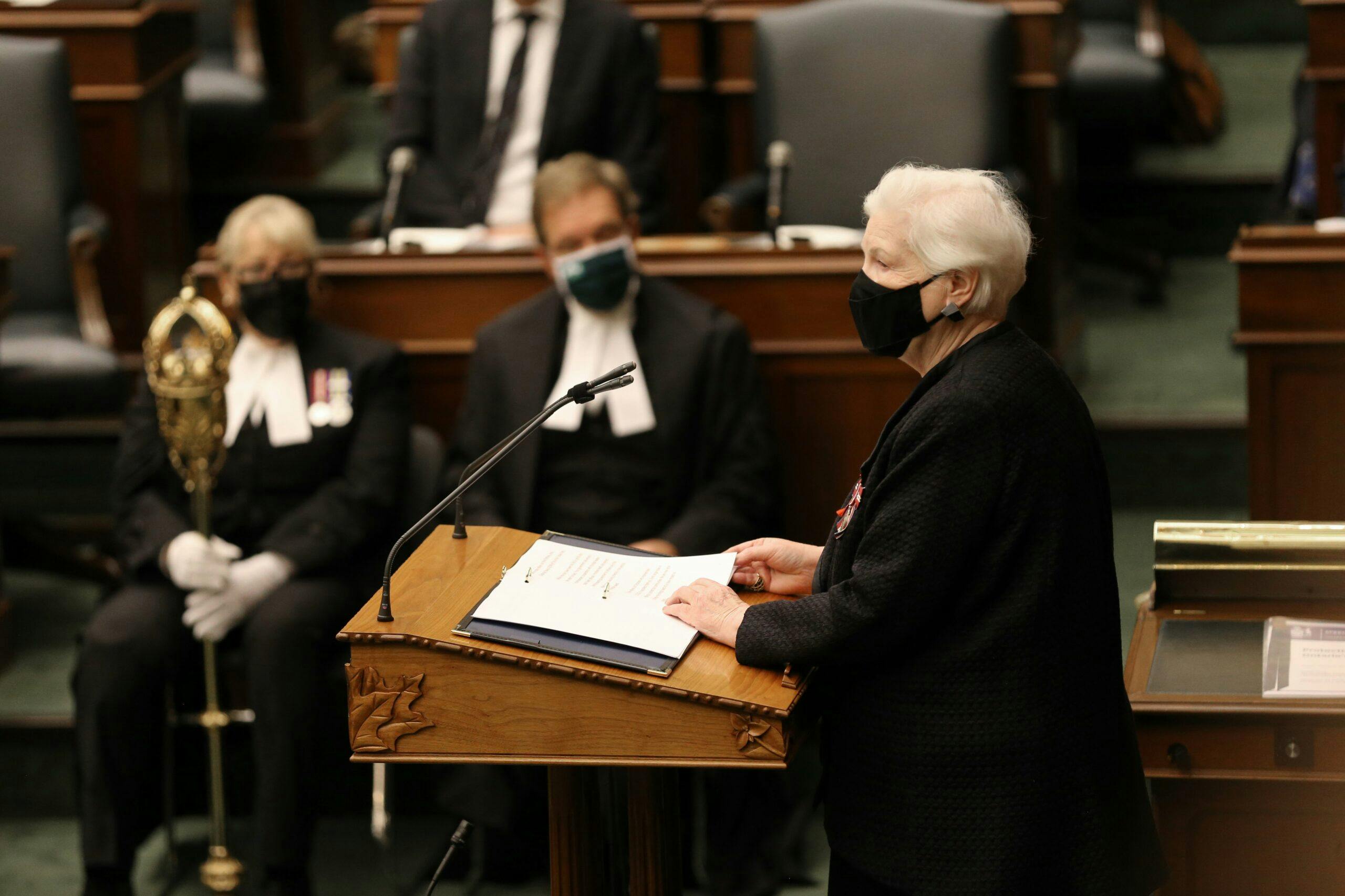 Cash coming to parents, but throne speech hones in on health care and economy