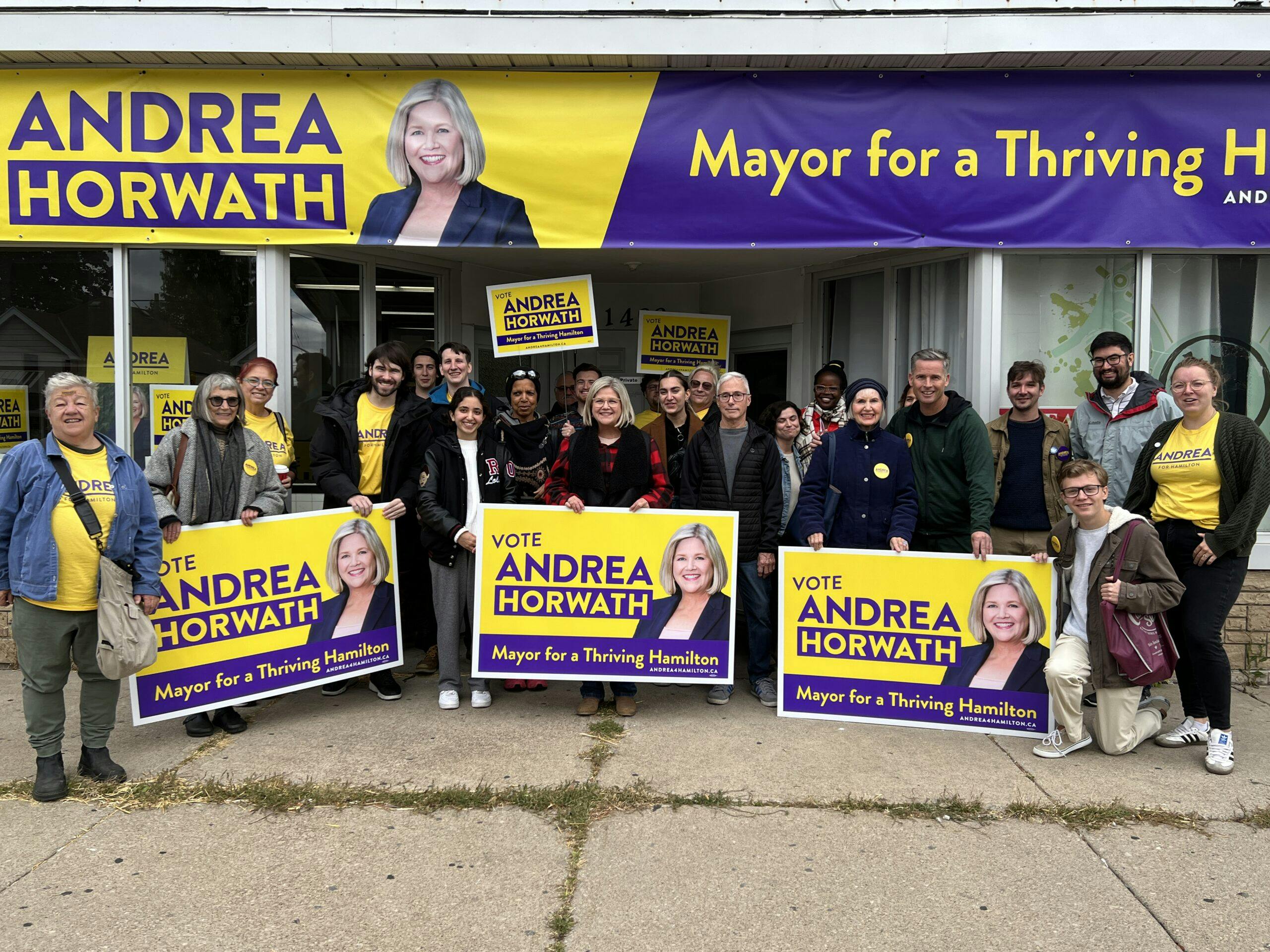 Andrea Horwath leads in Hamilton’s mayoral race